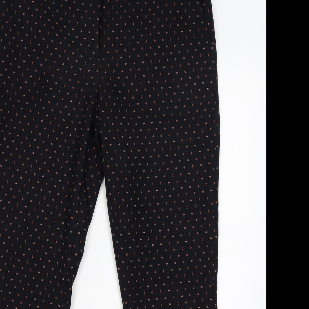Next Womens Blue Argyle/Diamond  Trouser Suit Suit Trousers Size 10 L26 in