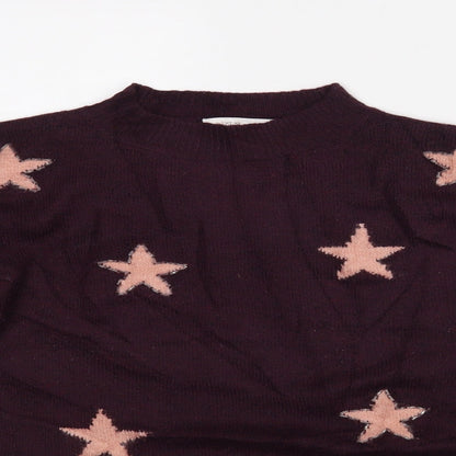 Next Womens Purple   Pullover Jumper Size M