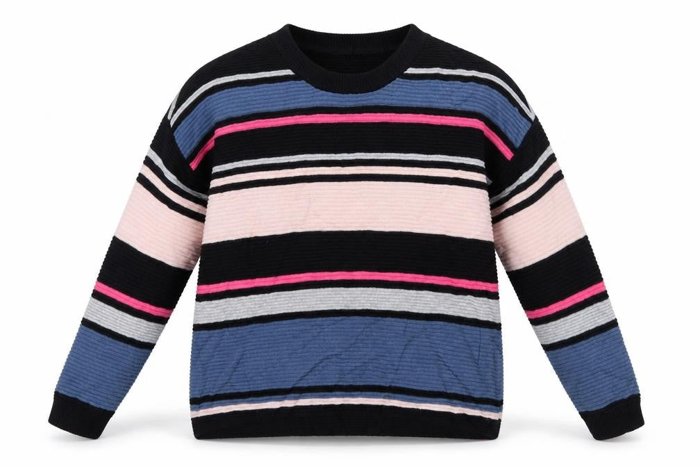 H&M Womens Multicoloured Striped  Pullover Jumper Size S