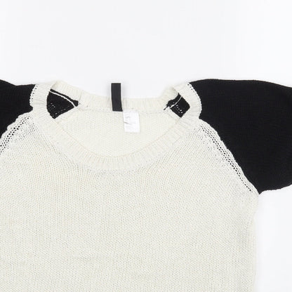 H&M Womens White   Basic Blouse Size S