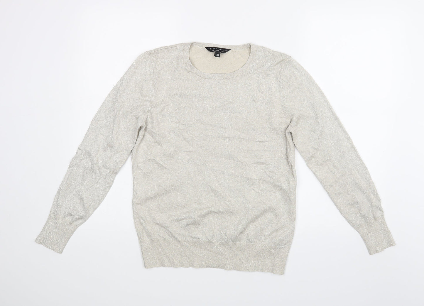 Dorothy Perkins Womens Beige   Basic Blouse Size 8