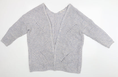 Tu Womens Blue   Wrap Jumper Size 14
