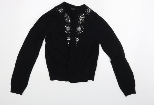 Preloved Florence & Fred Womens Black   Basic Blouse Size 14 - Front