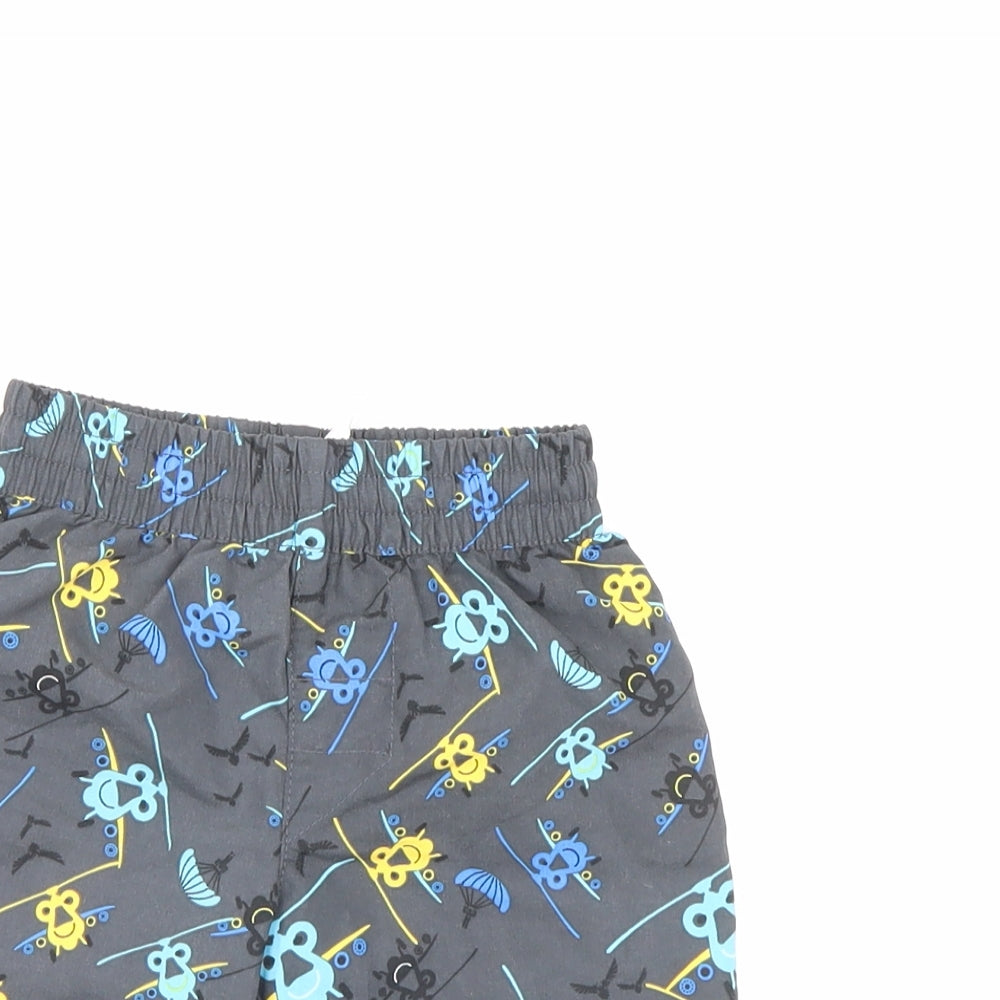 Zoggs Boys Grey   Sweat Shorts Size 3 Years - swimming shorts