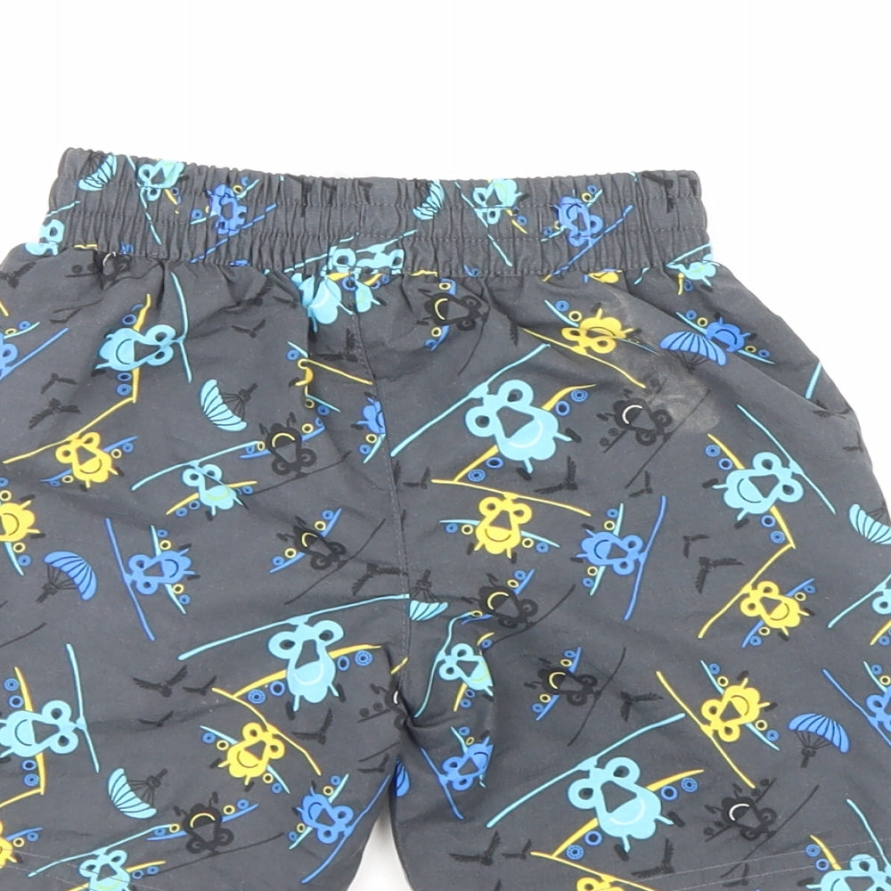 Zoggs Boys Grey   Sweat Shorts Size 3 Years - swimming shorts