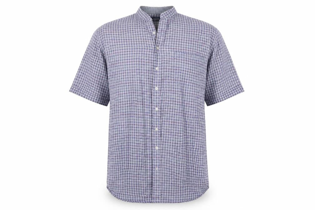 LA Loving Mens Multicoloured Check   Button-Up Size L