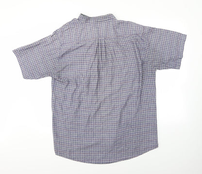LA Loving Mens Multicoloured Check   Button-Up Size L