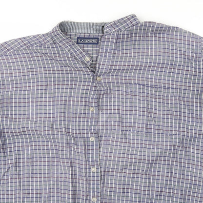 LA Loving Mens Multicoloured Check   Button-Up Size L