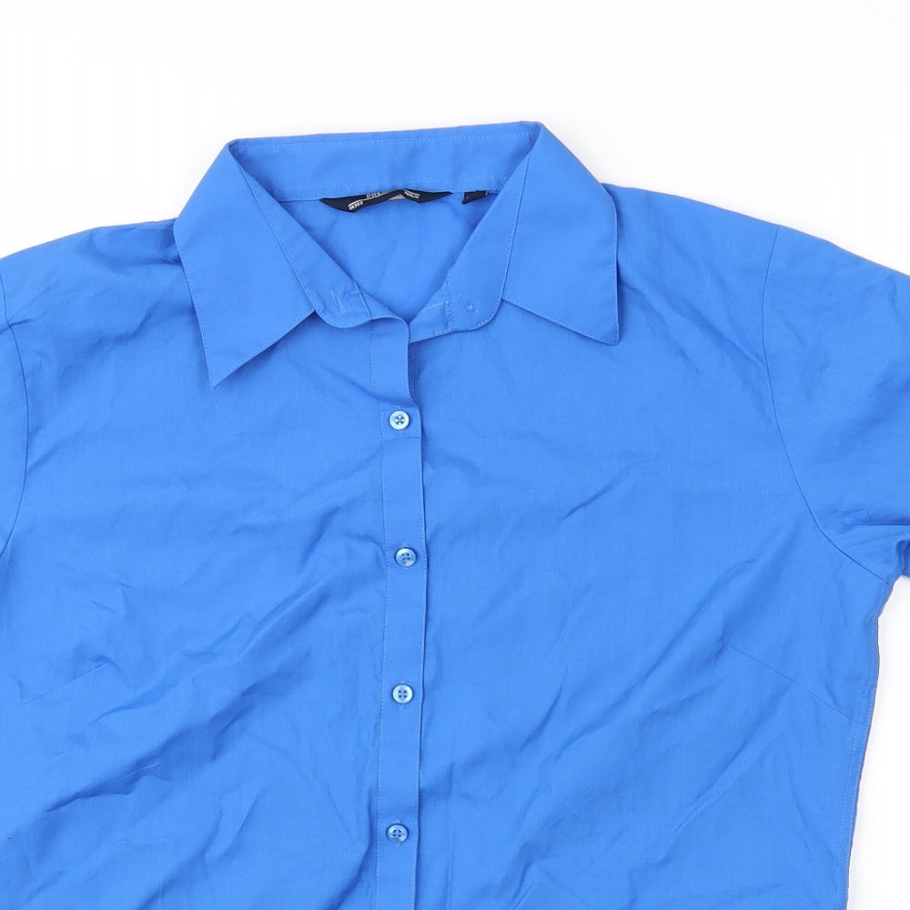 Premier Womens Blue   Basic Button-Up Size 12