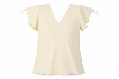 Bonmarché Womens Yellow Basic Blouse Size 18
