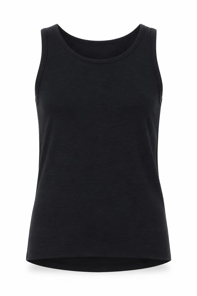 F&F Girls Black   Basic Tank Size 8-9 Years  - Summer