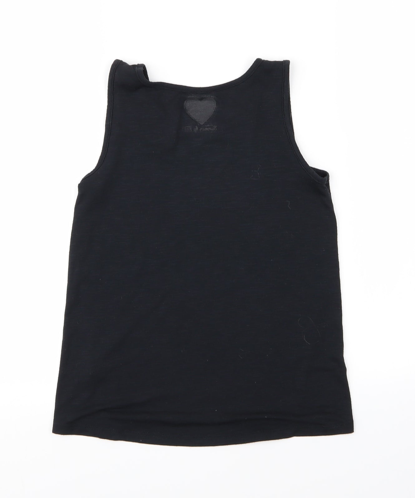 F&F Girls Black   Basic Tank Size 8-9 Years  - Summer