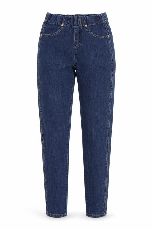 Denim Co. Womens Blue   Straight Jeans Size 8 L36 in