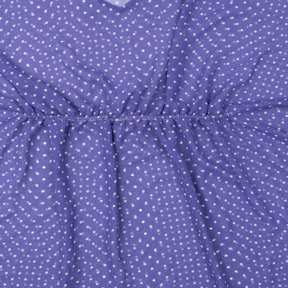 Peacocks Womens Purple Paisley  Basic Blouse Size S