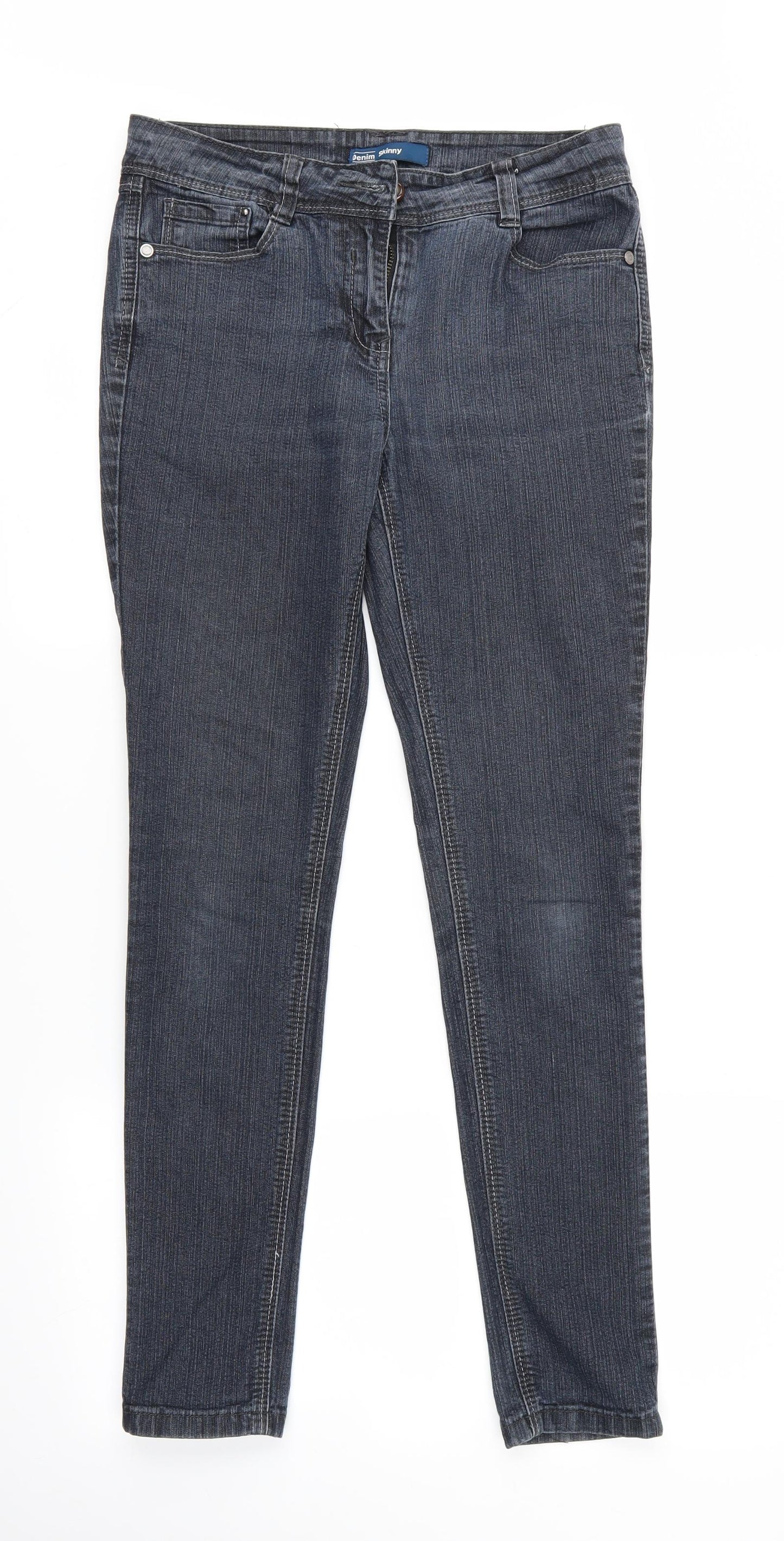 Denim Womens Blue   Skinny Jeans Size 8 L36 in