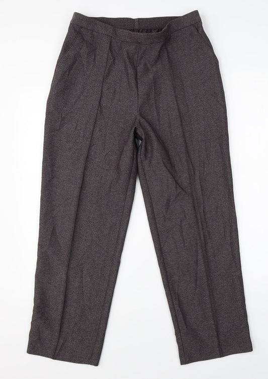 Marks & Spencer Womens Brown   Dress Pants Trousers Size 12 L25 in