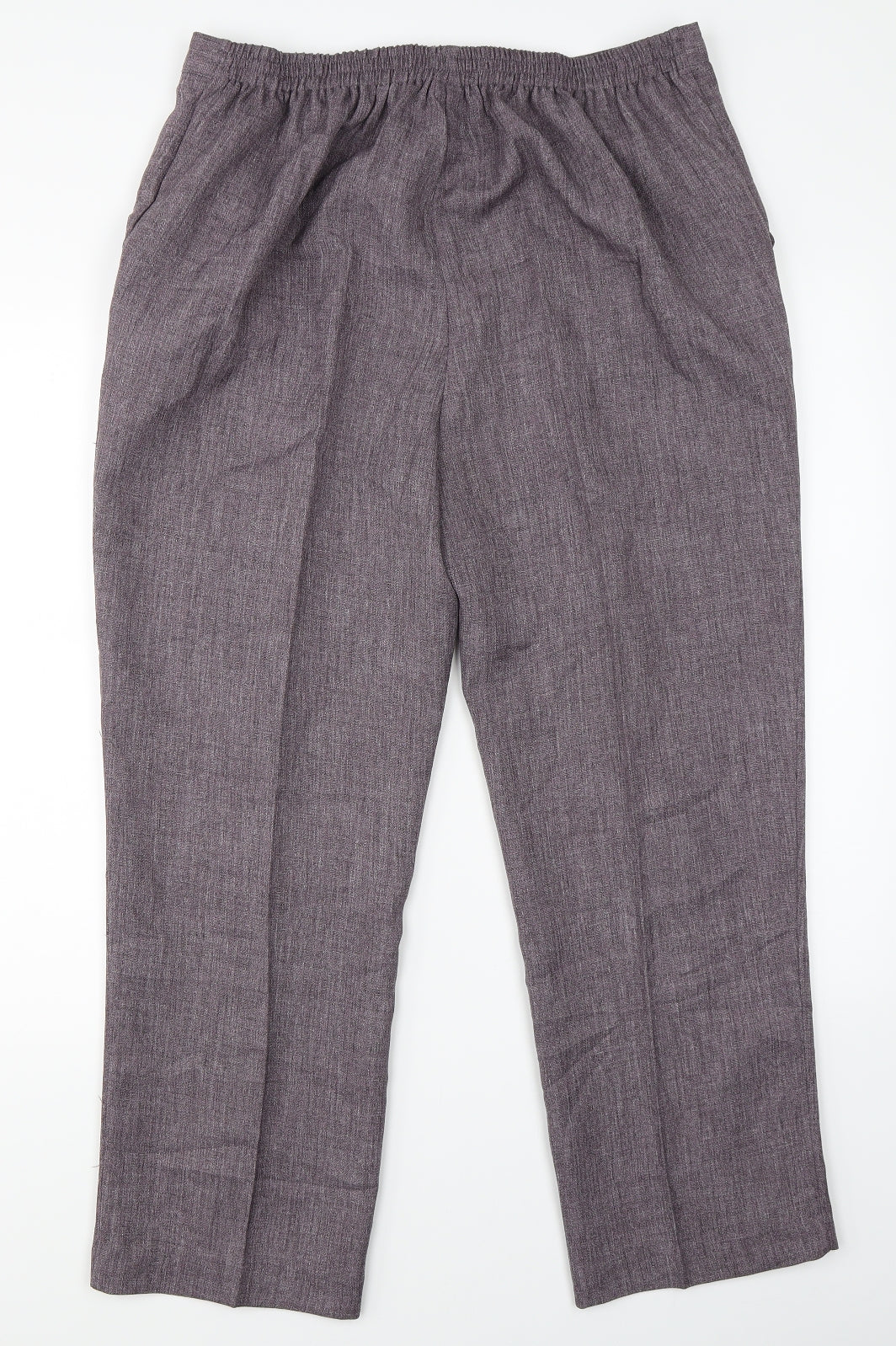 Damart Womens Purple   Dress Pants Trousers Size 18 L24 in