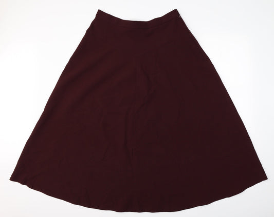Preworn Womens Red   A-Line Skirt Size 32 in