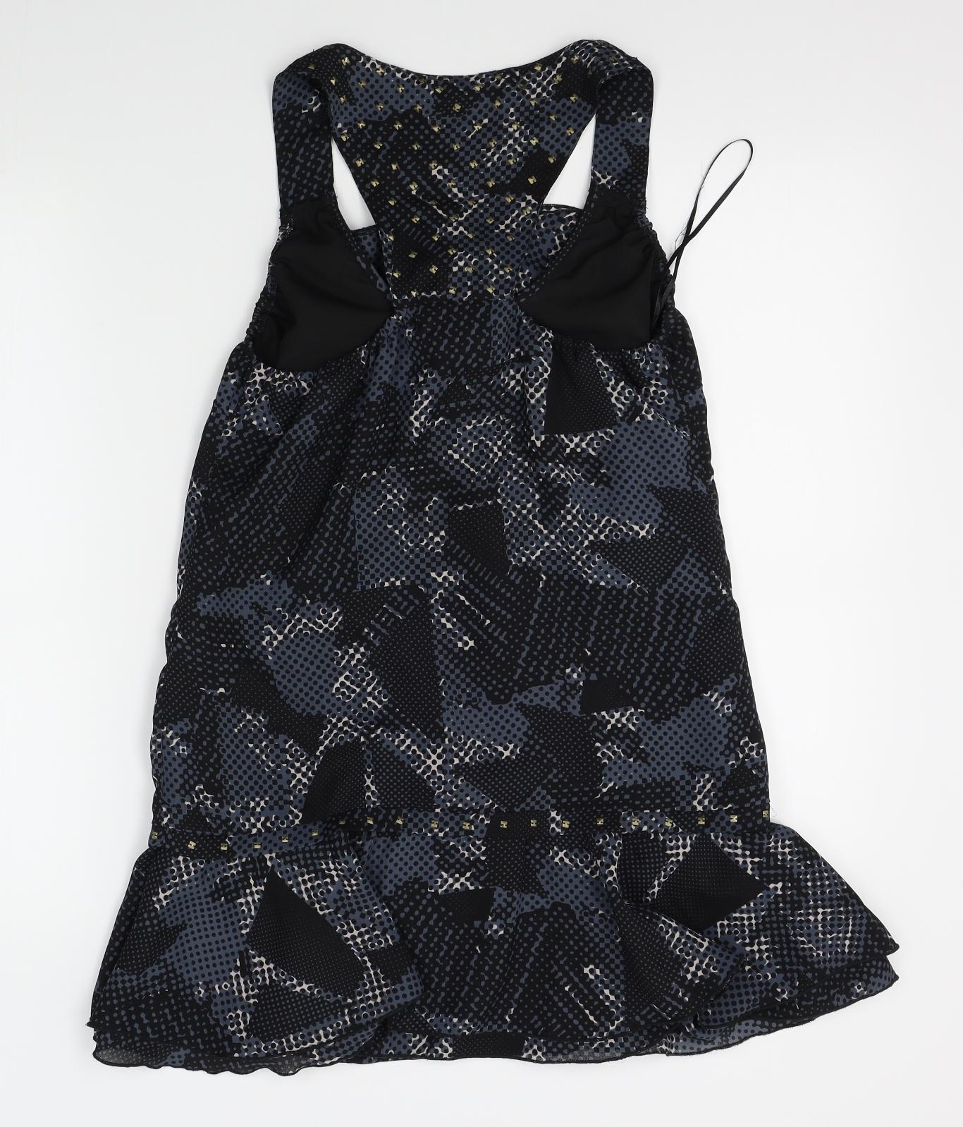 Miss Selfridge Womens Blue   A-Line  Size 10