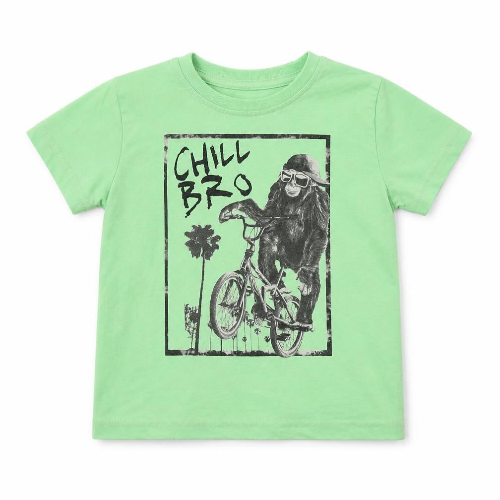 Primark Boys Green   Basic T-Shirt Size 3-4 Years