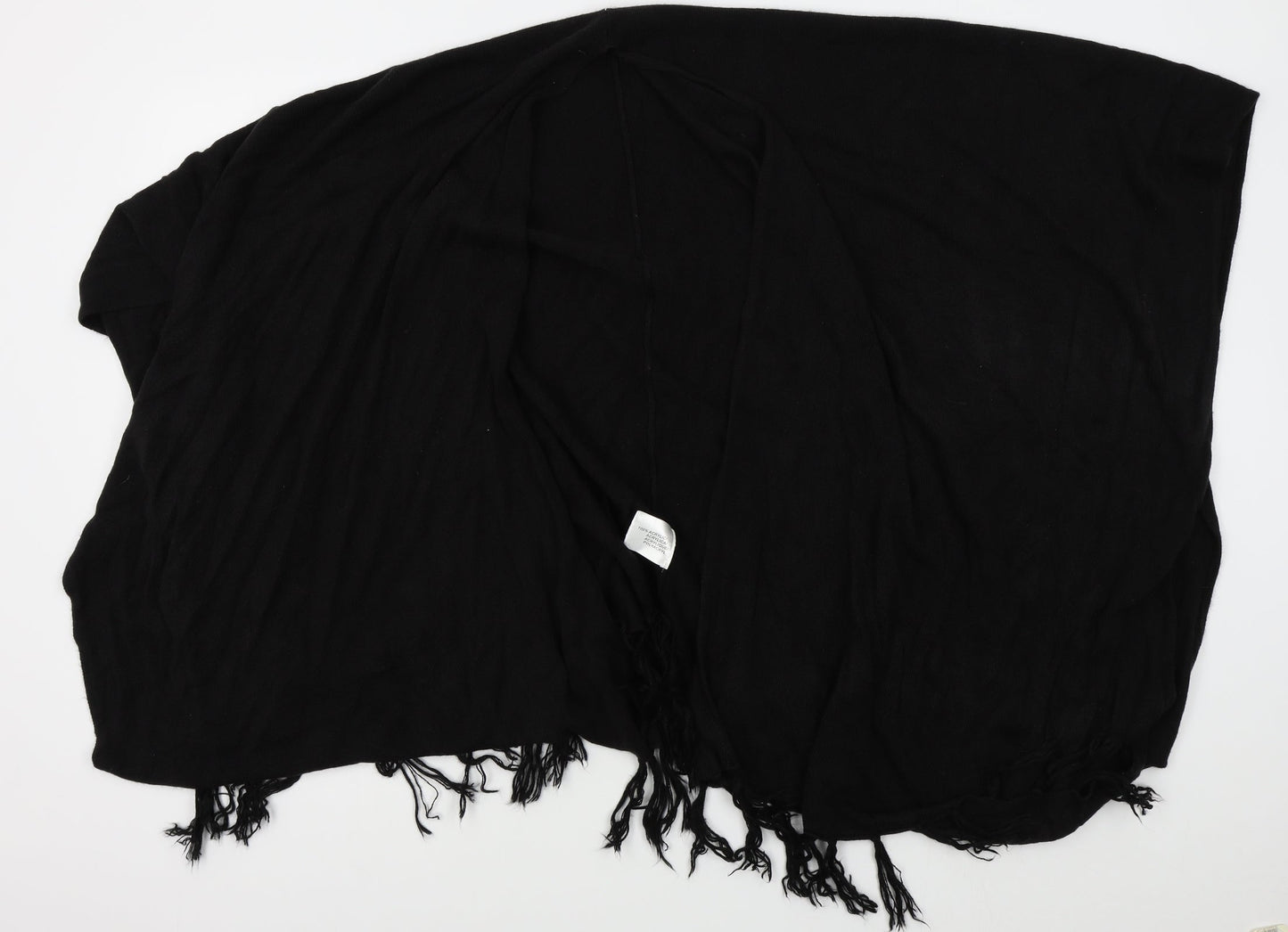 text Womens Black   Cape Jumper One Size