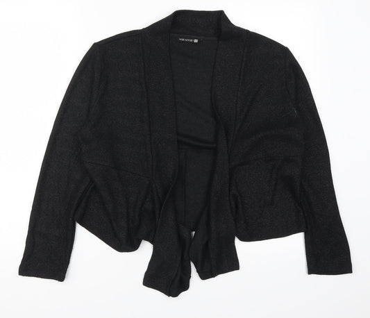Viz A Viz Womens Black   Cardigan Jumper Size 14