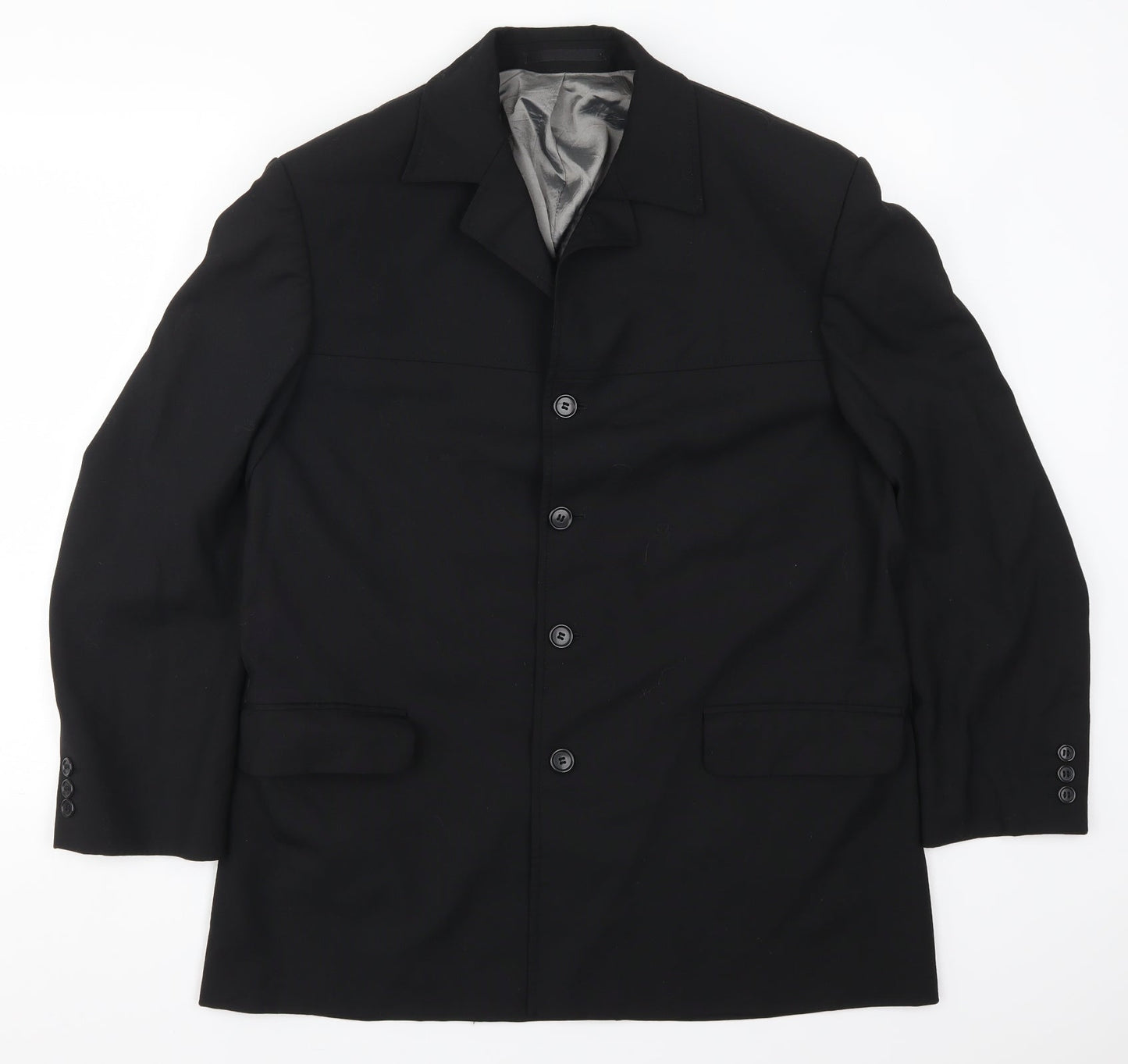 Johnathan Adams Mens Black   Jacket Suit Jacket Size 42