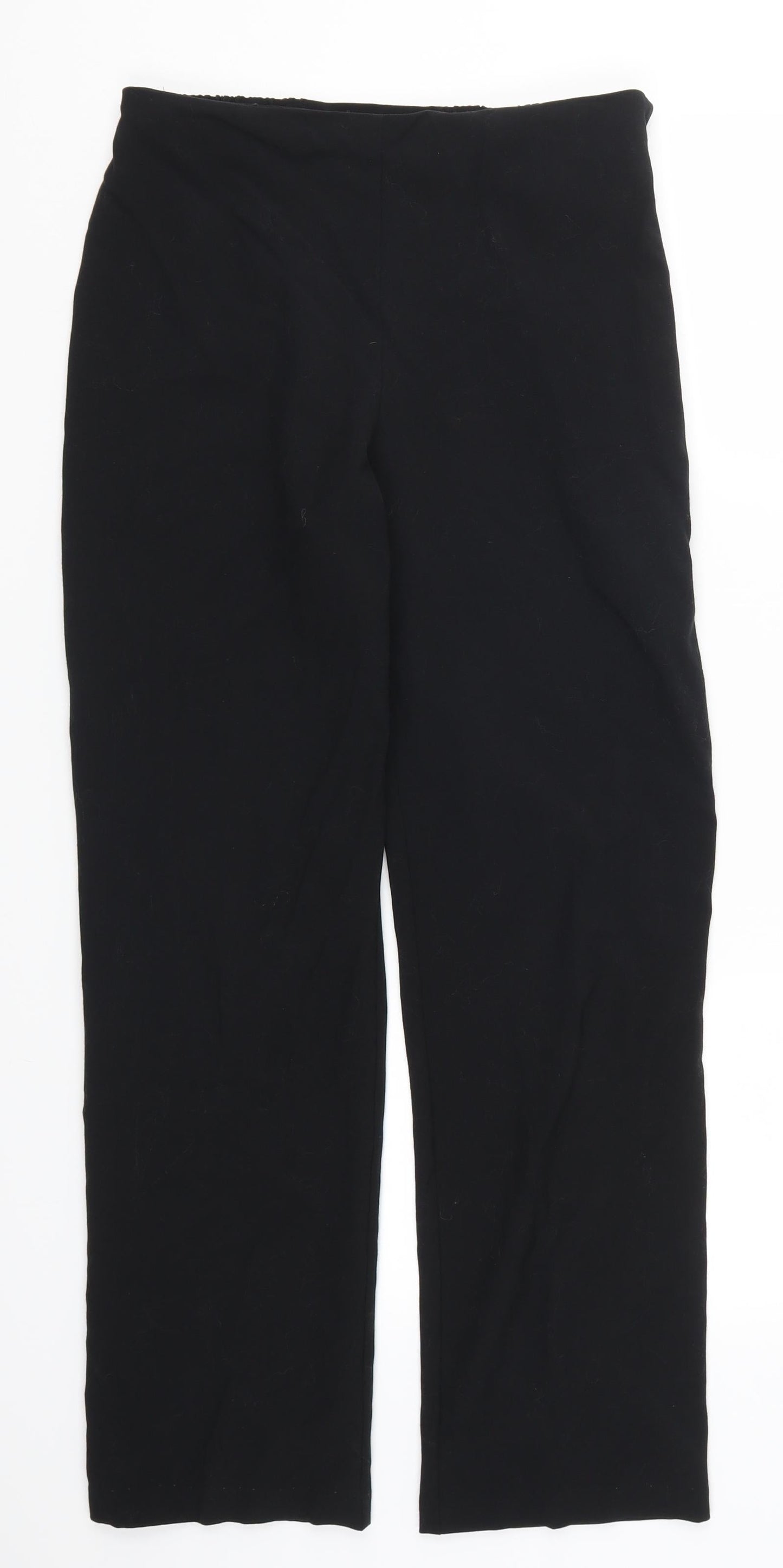 Marks and Spencer Womens Black   Trousers  Size 10 L28 in
