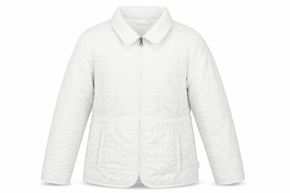Nucleo Girls White   Quilted Coat Size 6 Years