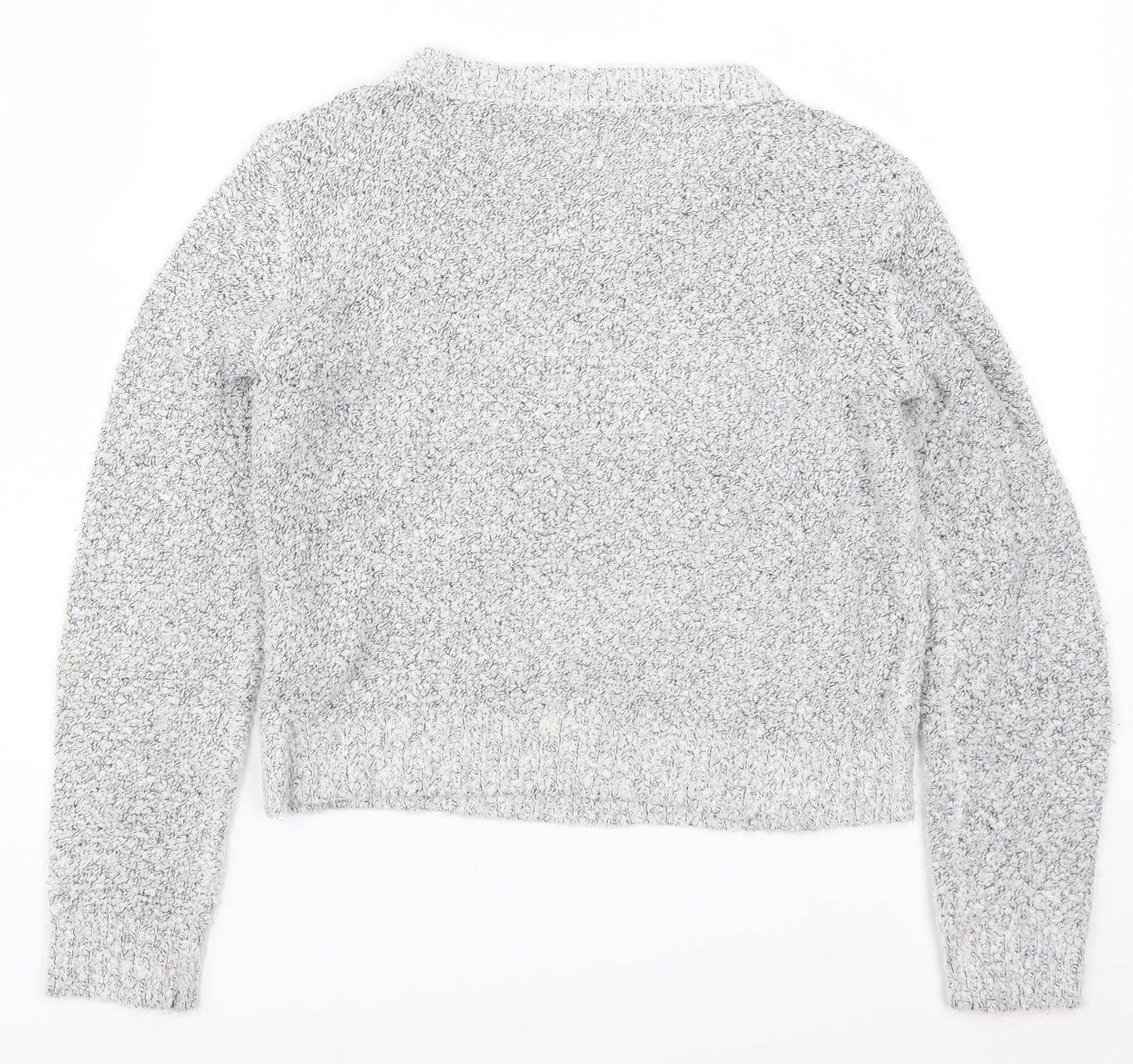 H&M Womens Grey  Knit Pullover Jumper Size S