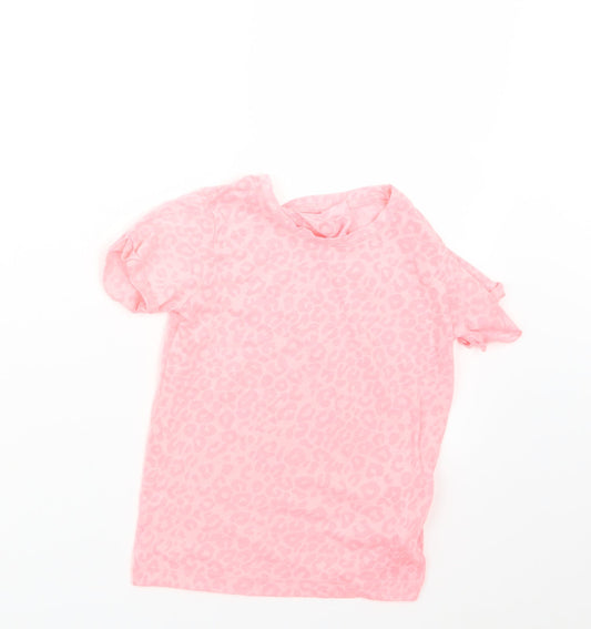 Young Dimension Girls Pink   Basic T-Shirt Size 7-8 Years