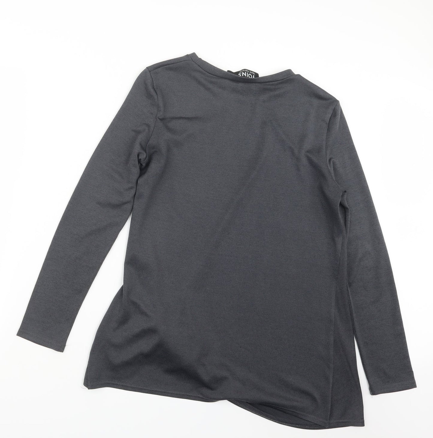 Yoins Womens Grey   Basic T-Shirt Size M