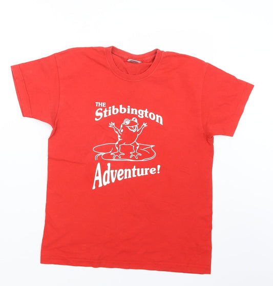 Fruit of the Loom Boys Red   Basic T-Shirt Size 10 Years