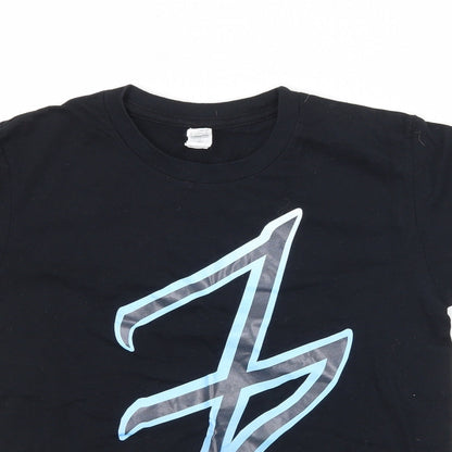Anvil Boys Black  Jersey Basic T-Shirt Size L  - project parkour