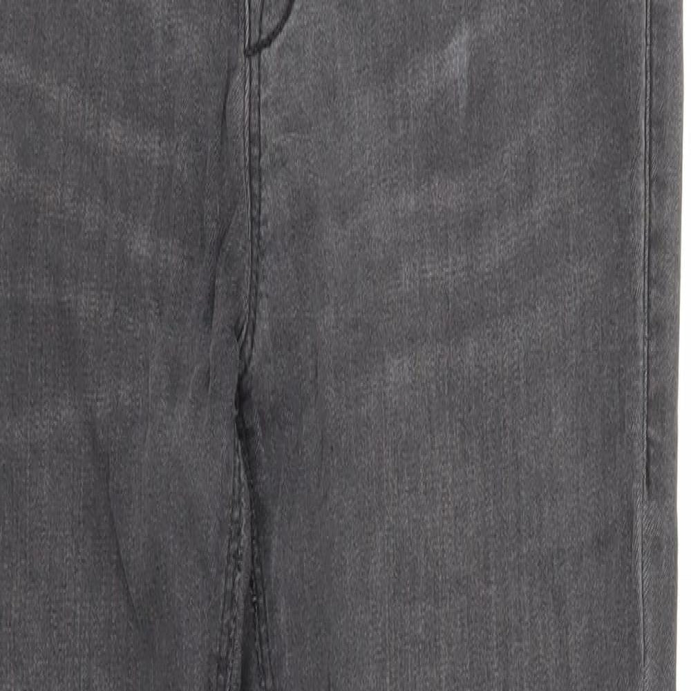 H&M Womens Grey  Denim Skinny Jeans Size 8 L29 in