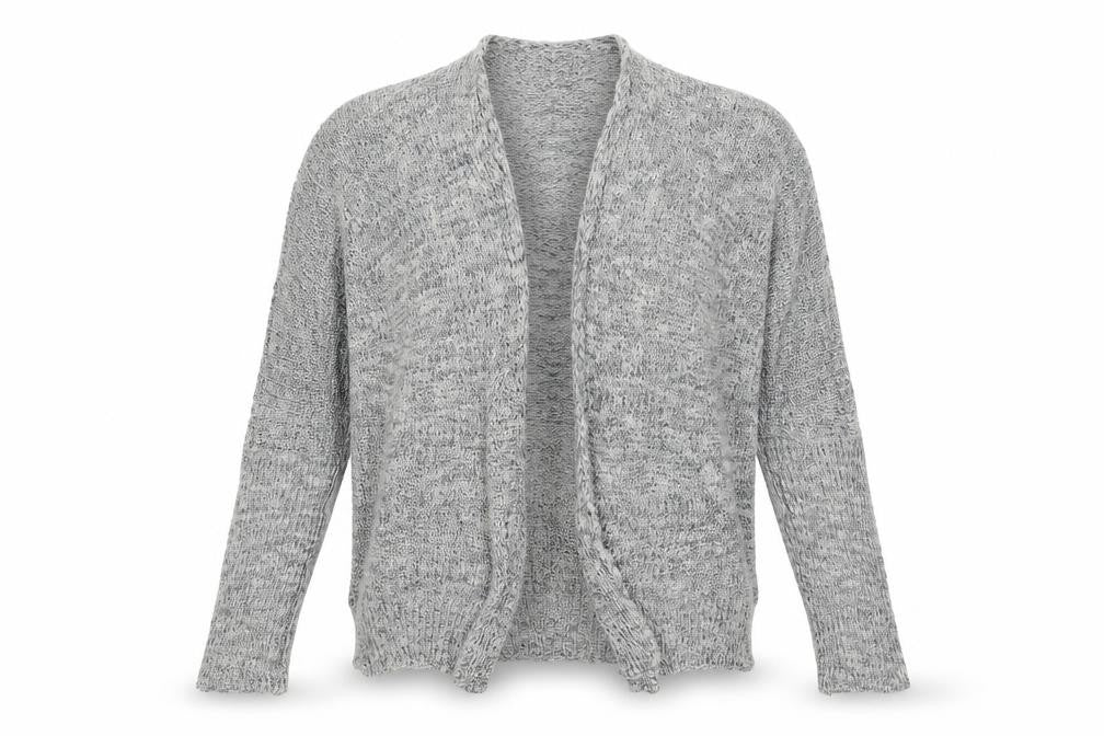 Atmosphere Womens Grey  Knit Cardigan Jumper Size 6