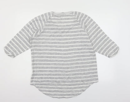 Tu Womens Grey  Knit Pullover Jumper Size 14