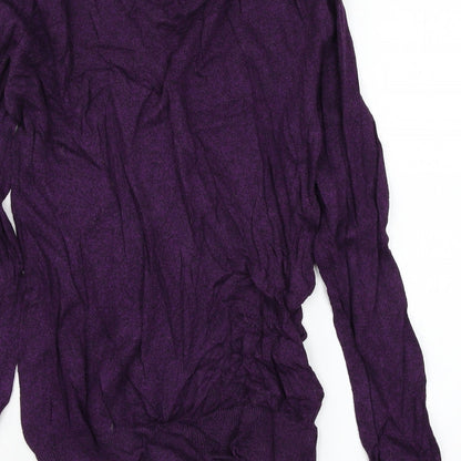 Preloved George Mens Purple  Knit Pullover Jumper Size S - Label