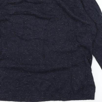Next Womens Blue  Knit Pullover Jumper Size 8