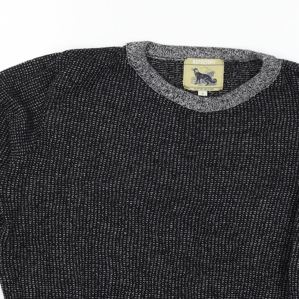 Refectory Womens Blue  Knit Pullover Jumper Size S