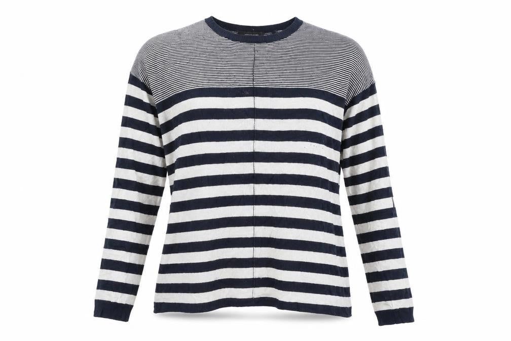 Atmosphere Womens Blue Striped Knit Pullover Jumper Size 10
