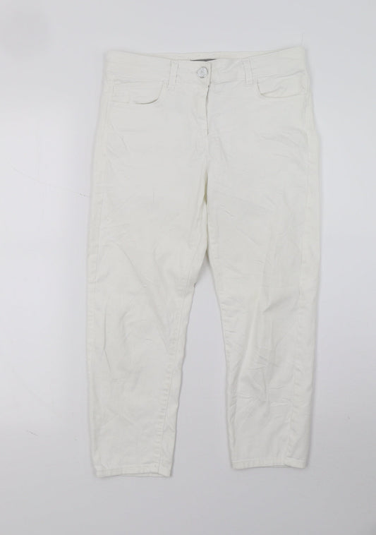 Marks and Spencer Womens White   Jegging Jeans Size 8 L21 in