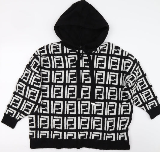 TU Womens Black   Pullover Hoodie One Size