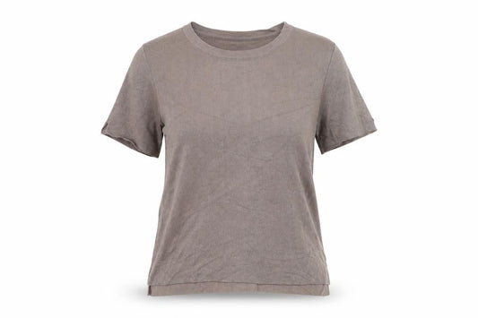 Zata Womens Grey   Basic T-Shirt Size M