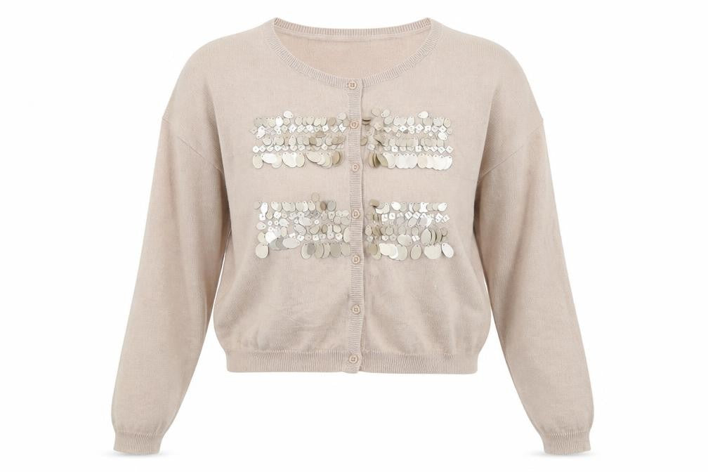 Conbipel Womens Beige   Cardigan Jumper Size S