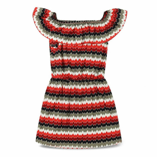 George Womens Red Striped  Shift  Size L