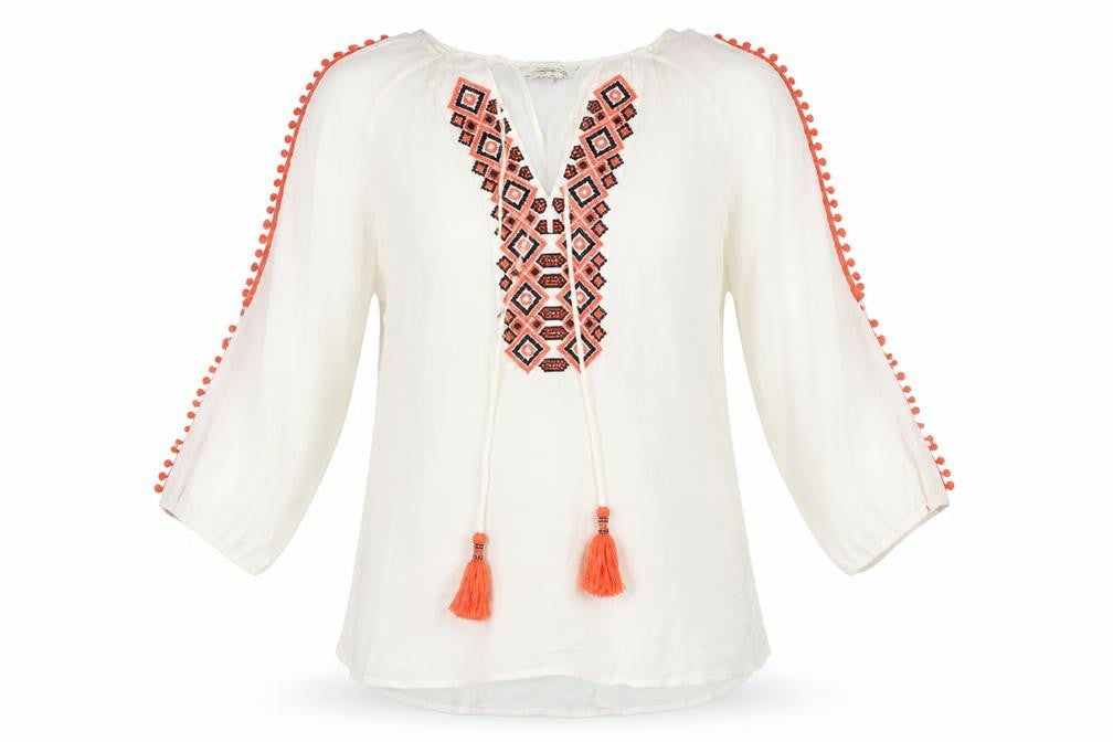 F&F Womens White   Basic Blouse Size 8