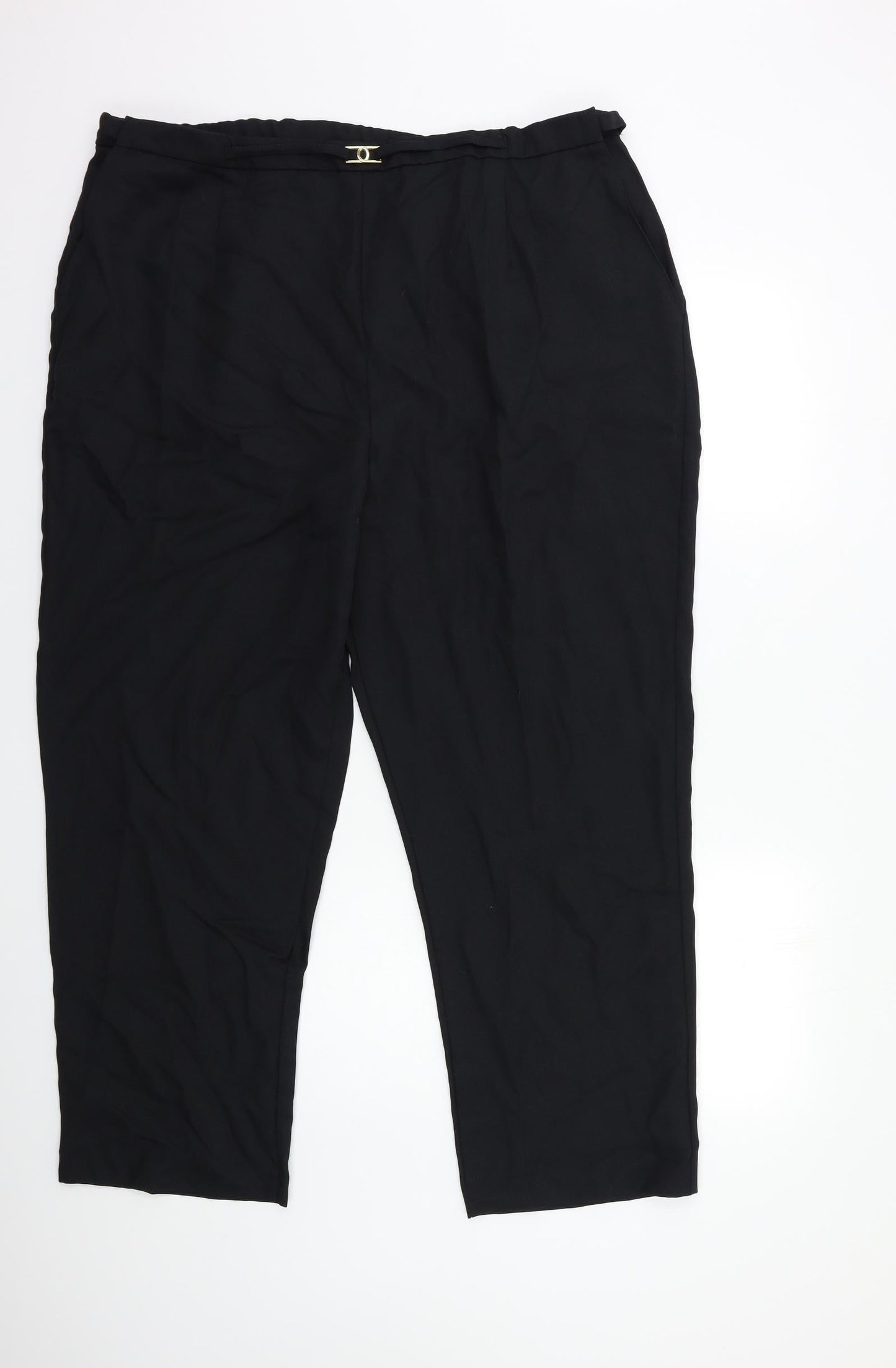 slimma Womens Black   Trousers  Size 40 in L29 in