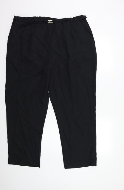 slimma Womens Black   Trousers  Size 40 in L29 in