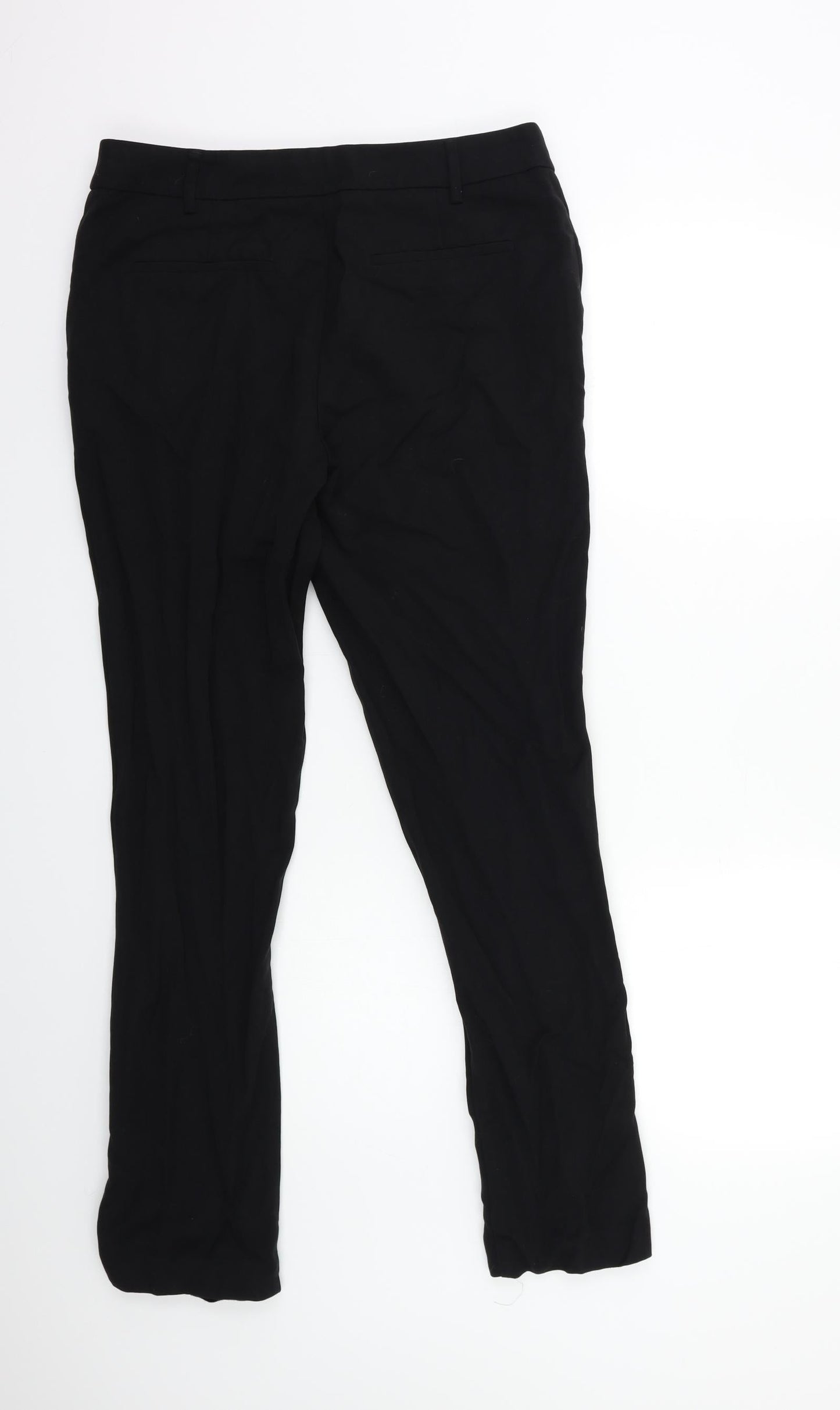 Papaya Womens Black   Trousers  Size 12 L30 in